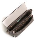 GUESS Eco Brenton Flap Shoulder Bag Brown Logo GUESS Eco Brenton Flap Shoulder Bag Brown Logo