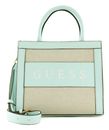 GUESS Salford Mini Silvana Tote Natural / Aloe Palm