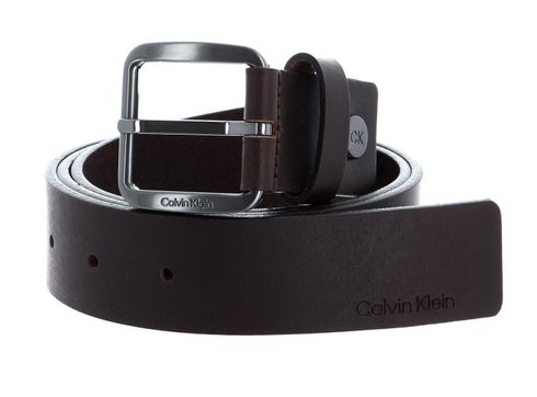 Calvin Klein Casual Adj CK Concise Belt W100 Dark Brown - shortenable