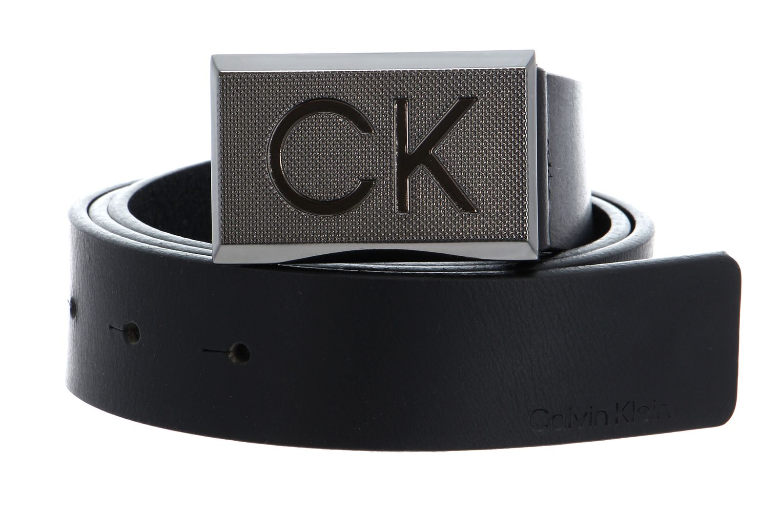 Calvin Klein belt Casual PQ Plaque Belt 35MM W125 CK Black | Buy 