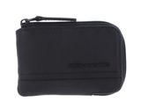 PIQUADRO Charlie Zip-Around Men´s Wallet With Pocket for CONNEQU And RFID Black