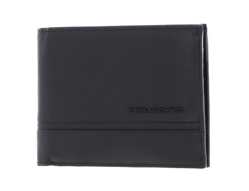 PIQUADRO Charlie Men’s wallet with coin pocket RFID Black