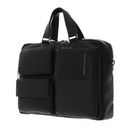 PIQUADRO Ronnie Computer Portfolio Briefcase Black PIQUADRO Ronnie Computer Portfolio Briefcase Black
