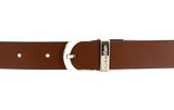 Calvin Klein CK Must RD Buckle REV 2.5 Belt Cognac / Brown Mono Calvin Klein CK Must RD Buckle REV 2.5 Belt Cognac / Brown Mono