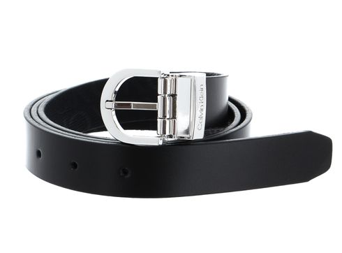 Calvin Klein CK Must RD Buckle REV 2.5 Belt Black / Black Mono