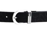 Calvin Klein CK Must RD Buckle REV 2.5 Belt Black / Black Mono Calvin Klein CK Must RD Buckle REV 2.5 Belt Black / Black Mono