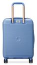 DELSEY PARIS Meteor 2.0 (Freestyle) 4 Double Rolls Cabin Trolley Slim Line 55 Sky Blue
