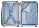 DELSEY PARIS Meteor 2.0 (Freestyle) 4 Double Rolls Trolley 76 Sky Blue