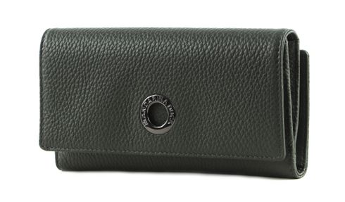 MANDARINA DUCK Mellow Leather Wallet with Flap L Loden