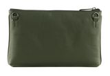 MANDARINA DUCK Mellow Leather Crossover Bag Loden MANDARINA DUCK Mellow Leather Crossover Bag Loden