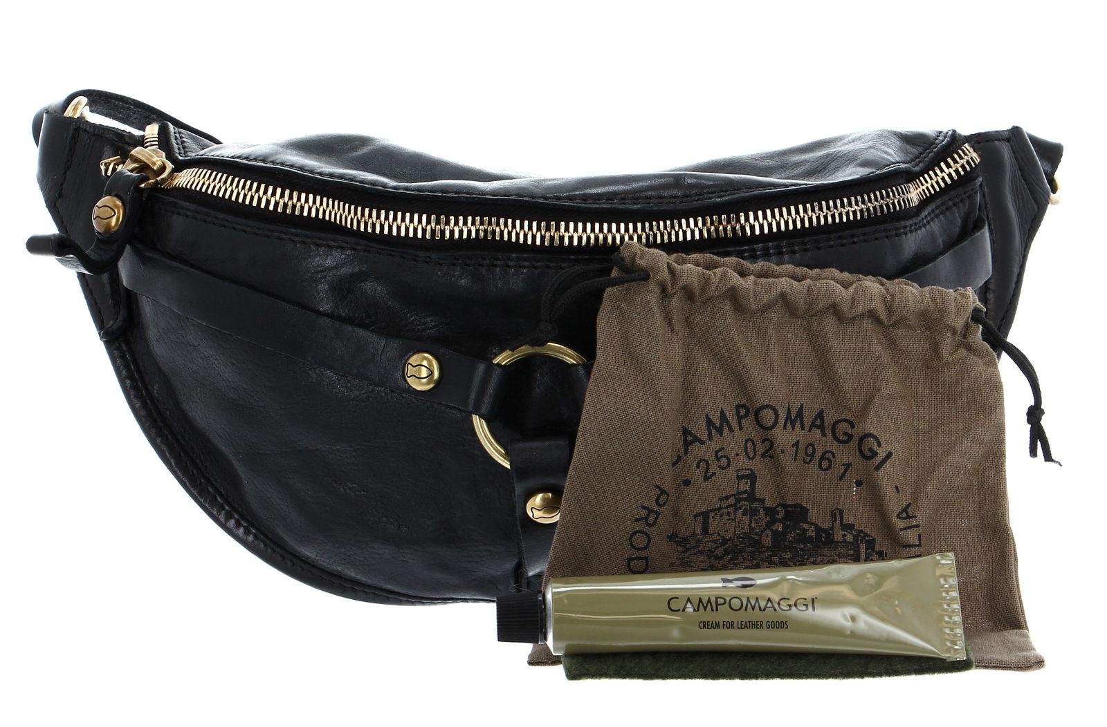 CAMPOMAGGI Gürteltasche Waist Bag Nero | modeherz