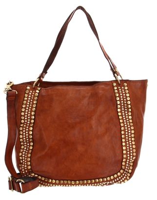 CAMPOMAGGI Shoulder Bag Cognac