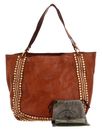 CAMPOMAGGI Shoulder Bag Cognac