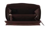 mano Donna Aurona Wallet with Zip Darkbrown