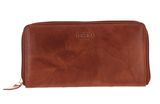 mano Donna Aurona Continental Wallet Cognac