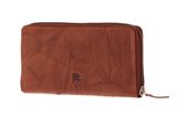 mano Donna Aurona Continental Wallet Cognac
