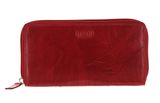 mano Donna Aurona Continental Wallet Red