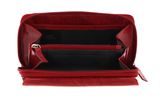mano Donna Aurona Wallet with Zip Red