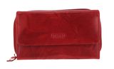 mano Donna Aurona Wallet with Zip Red