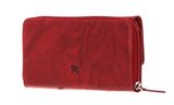 mano Donna Aurona Wallet with Zip Red