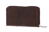 mano Donna Aurona Continental Wallet Darkbrown