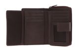 mano Donna Giulia Zip Wallet Darkbrown mano Donna Giulia Zip Wallet Darkbrown