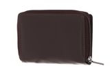 mano Donna Giulia Zip Wallet Darkbrown mano Donna Giulia Zip Wallet Darkbrown