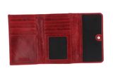 mano Donna Aurona Wallet with Zip Red mano Donna Aurona Wallet with Zip Red