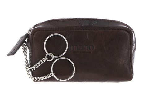 mano Donna Aurona Zip Key Case Darkbrown