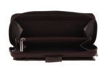 mano Donna Giulia Wallet with Long Zip Darkbrown mano Donna Giulia Wallet with Long Zip Darkbrown