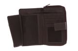 mano Donna Giulia Wallet with Long Zip Darkbrown mano Donna Giulia Wallet with Long Zip Darkbrown