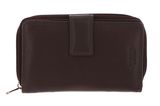 mano Donna Giulia Wallet with Long Zip Darkbrown mano Donna Giulia Wallet with Long Zip Darkbrown
