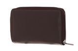 mano Donna Giulia Wallet with Long Zip Darkbrown mano Donna Giulia Wallet with Long Zip Darkbrown