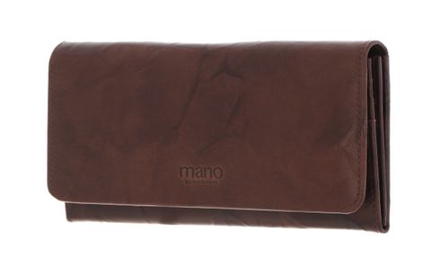 mano Donna Aurona Long Wallet Darkbrown mano Donna Aurona Long Wallet Darkbrown