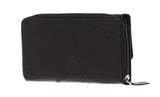 mano Donna Aurona Wallet with Zip Black mano Donna Aurona Wallet with Zip Black
