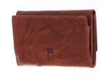 mano Donna Aurona Wallet with Zip Cognac mano Donna Aurona Wallet with Zip Cognac