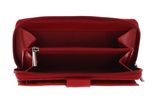 mano Donna Giulia Wallet with Long Zip Red