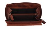 mano Donna Aurona Wallet with Zip Cognac