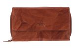 mano Donna Aurona Wallet with Zip Cognac