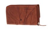 mano Donna Aurona Wallet with Zip Cognac