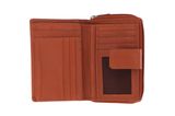 mano Donna Giulia Zip Wallet Cognac