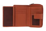 mano Donna Giulia Zip Wallet Cognac