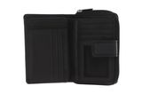 mano Donna Giulia Zip Wallet Black
