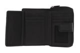 mano Donna Giulia Zip Wallet Black