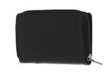 mano Donna Giulia Zip Wallet Black