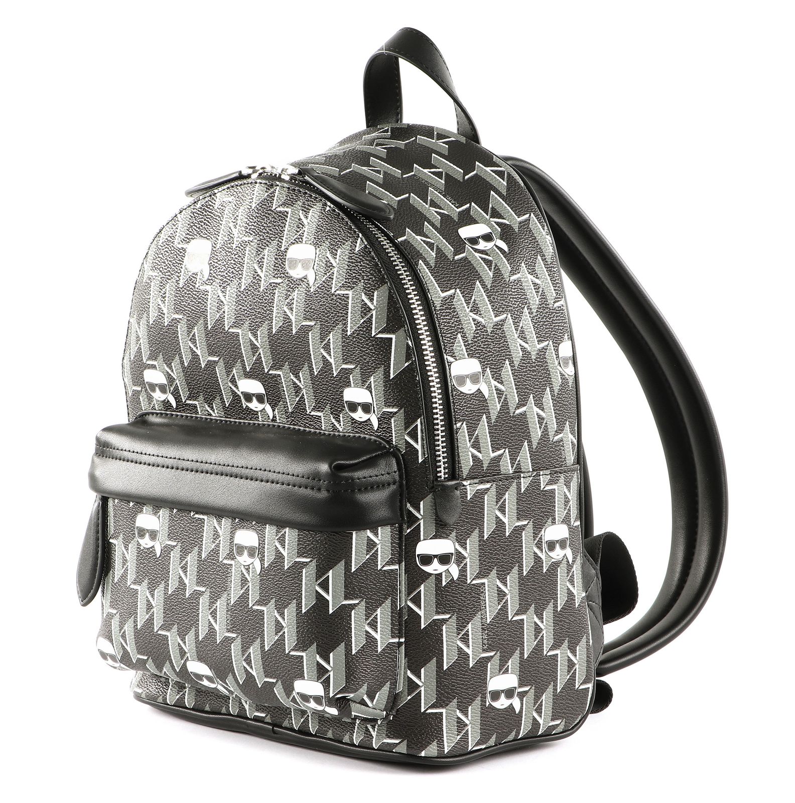 Women's K/IKONIK MONOGRAM SMALL BACKPACK by KARL LAGERFELD