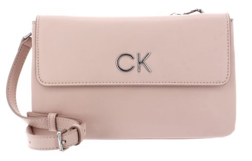 Calvin Klein Re-Lock Double Xbody With Flap Spring Rose