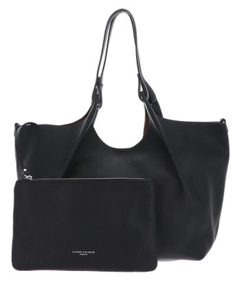 GIANNI CHIARINI Dua Shopping Bag Nero - Castoro GIANNI CHIARINI Dua Shopping Bag Nero - Castoro