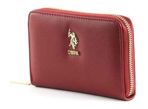 U.S. POLO ASSN. New Jones Zip Around Wallet M Red