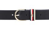 TOMMY HILFIGER TH Timeless Belt 3.5 Corporate W75 Space Blue